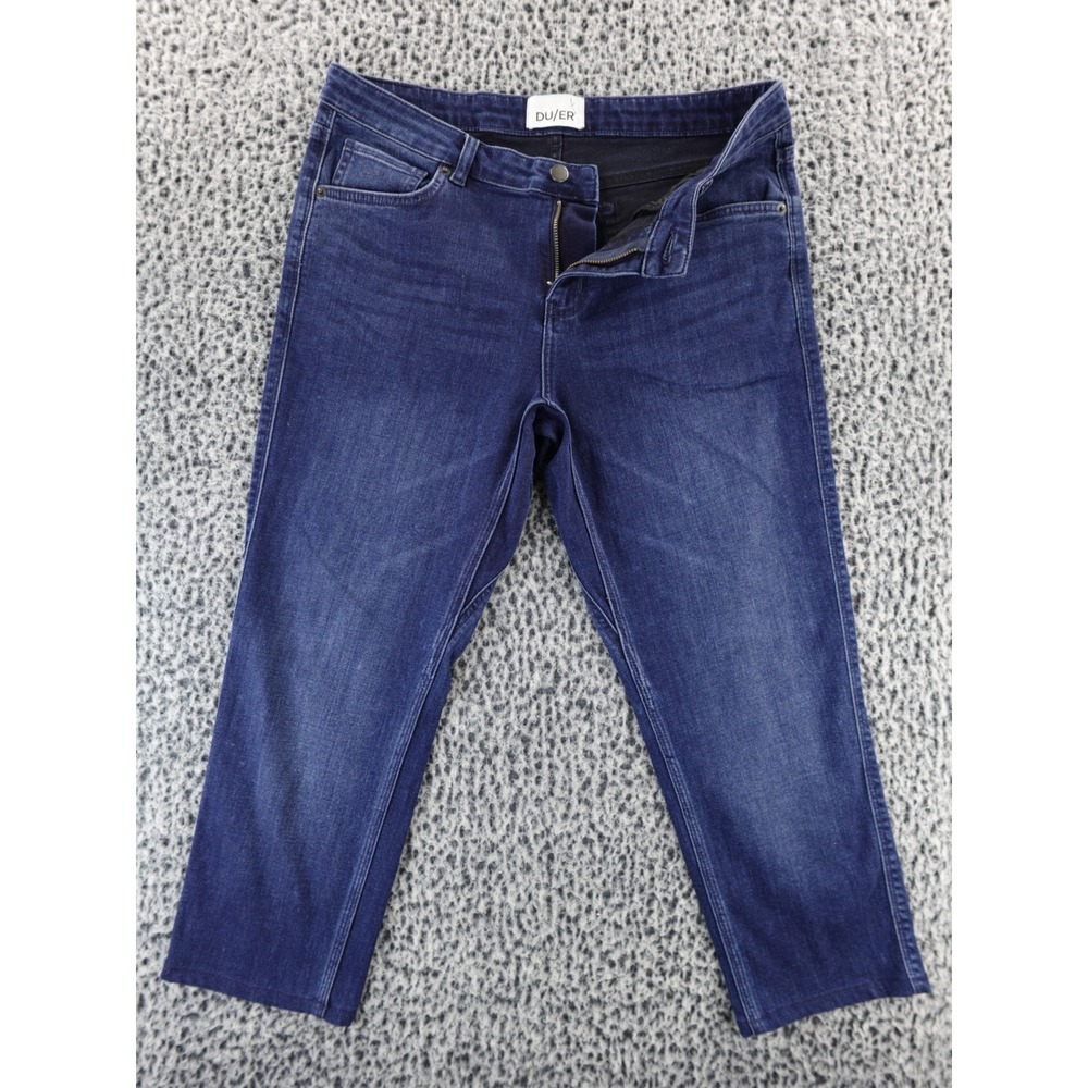 DUER Men's Dark‎ Wash Denim Straight Leg Jeans Sz 30x28